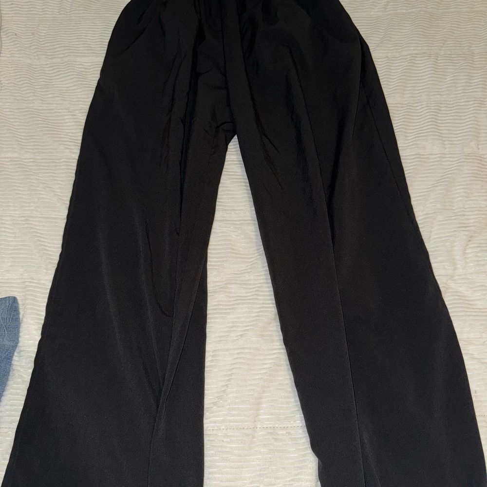 Stylish Black Wide-Leg Pants